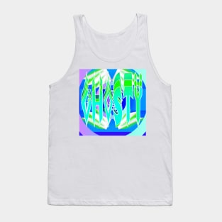 GHOSTY TEXT Tank Top